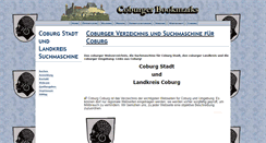 Desktop Screenshot of coburg-coburg.de
