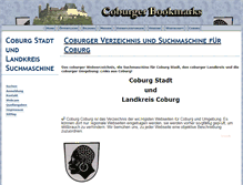 Tablet Screenshot of coburg-coburg.de